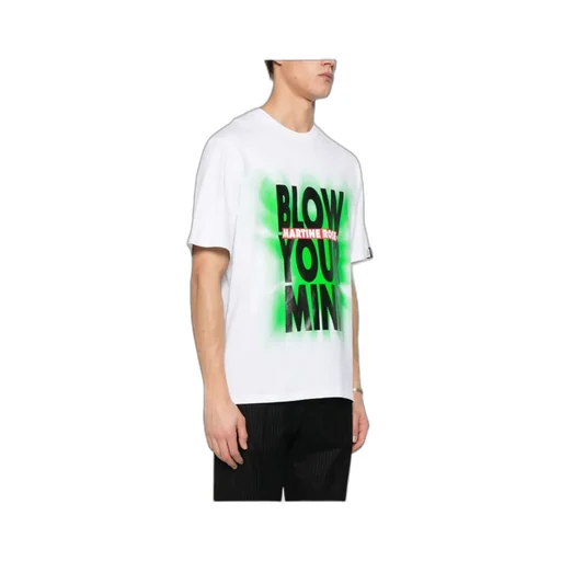 Slogan Printed Crewneck T-Shirt