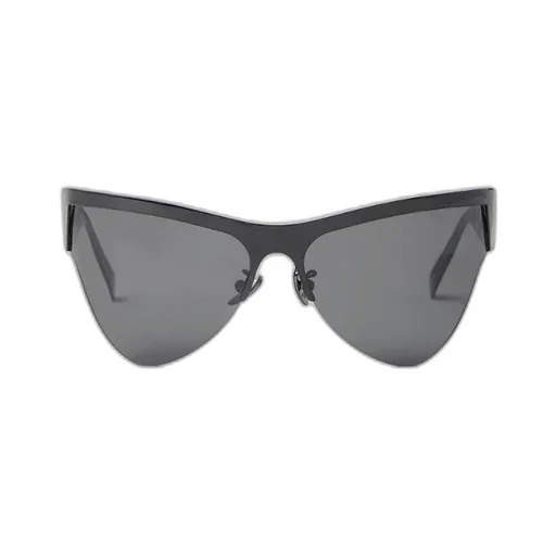 Mirror Leg Hollowed-Out Sunglasses
