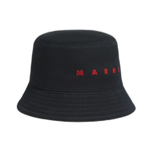 Logo Embroidered Twill Bucket Hat