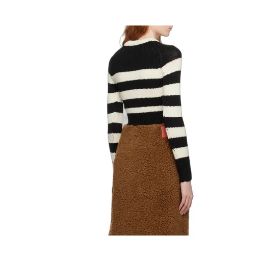 Striped Virgin-Wool Top