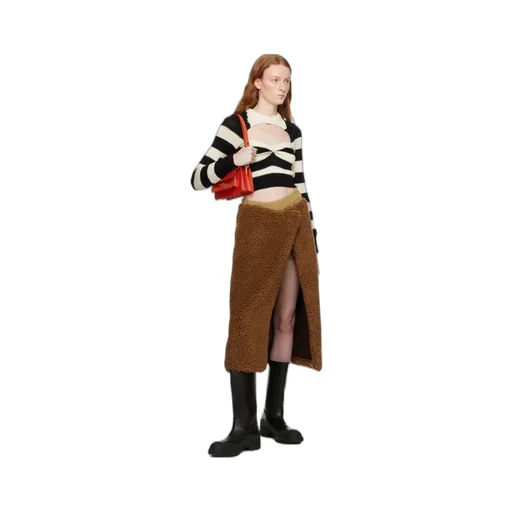 Striped Virgin-Wool Top