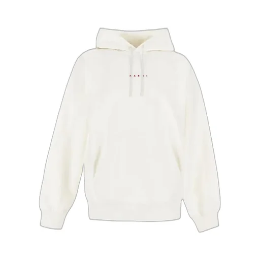 Logo Printed Drawstring Hoodie