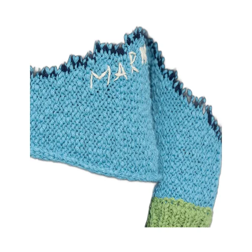 Colour-Block Crewneck Knitted Jumper