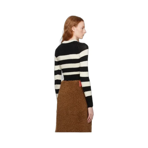 Striped Virgin-Wool Top
