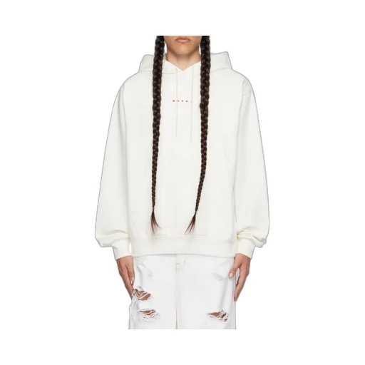 Logo Printed Drawstring Hoodie