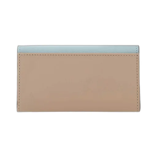 Logo Print Colour-Block Keyholder Wallet