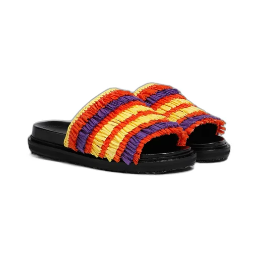 Fringe Slide Sandal