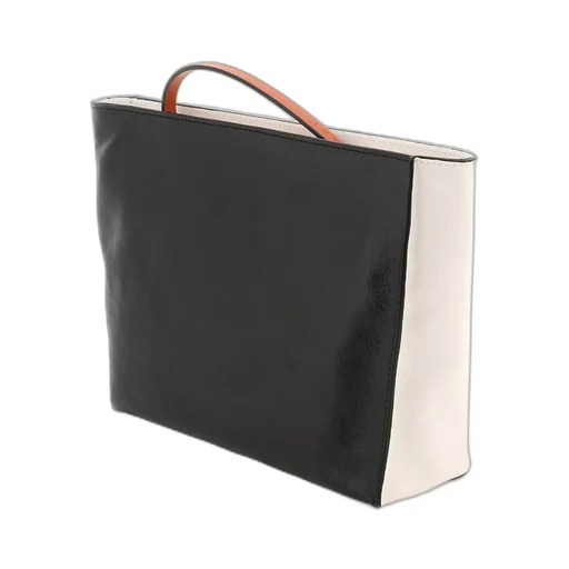 Logo-Print Detail Clutch Bag