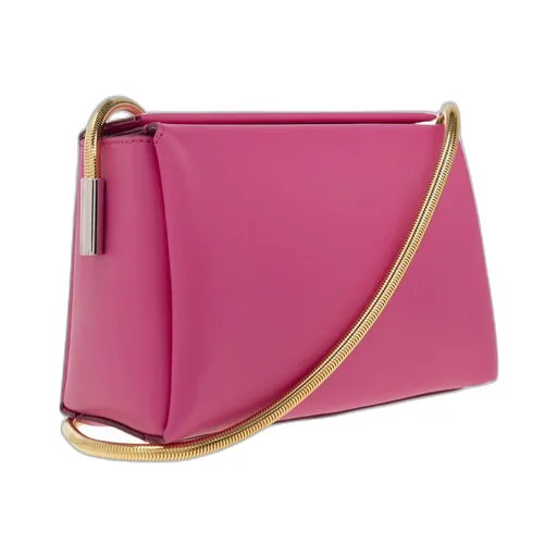 Foldover Top Chained Shoulder Bag