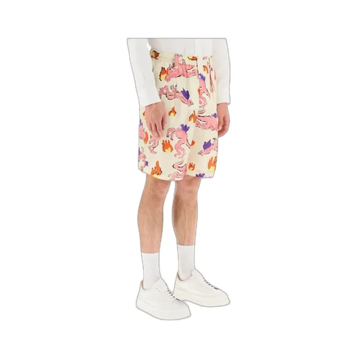 Allover Graphic Printed Shorts