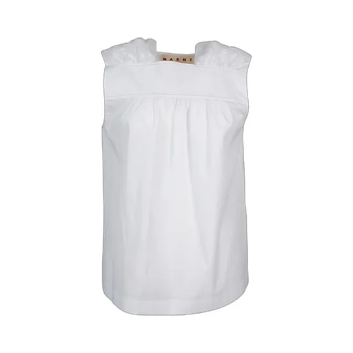 Sleeveless Square-Neck Top