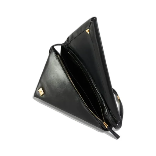 Triangle Foldover Shoulder Bag