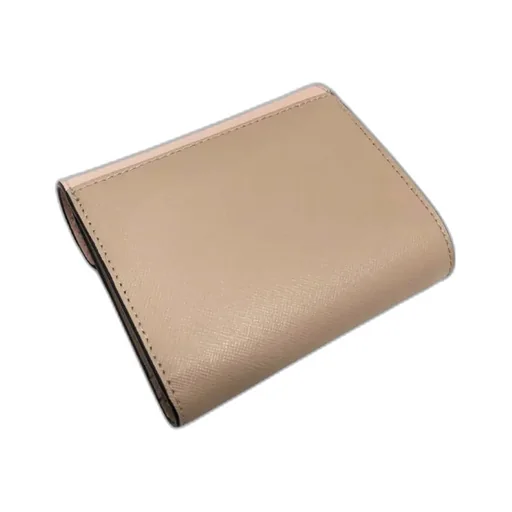Panelled Logo Print Wallet