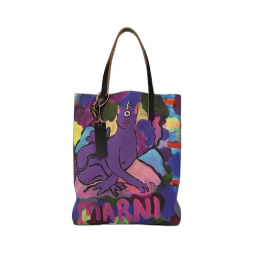 Graphic-Print Tote Bag