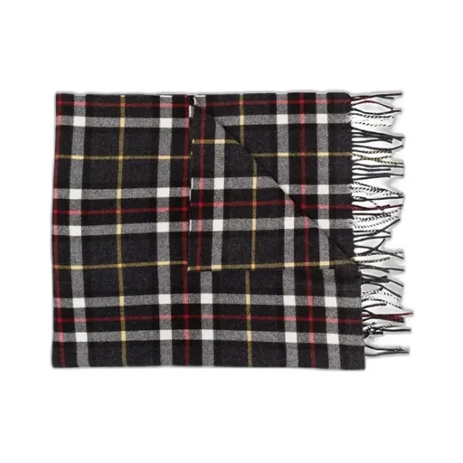 Logo Plaid Scarf