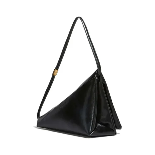Triangle Foldover Shoulder Bag