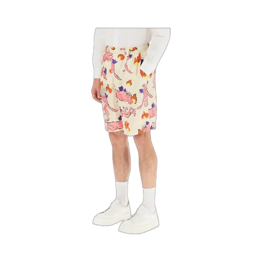 Allover Graphic Printed Shorts