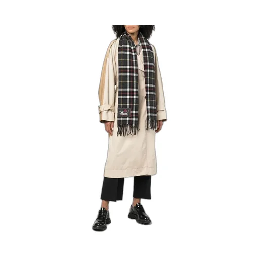Logo Plaid Scarf