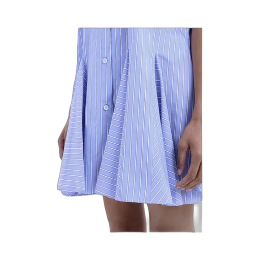 Poplin Striped Shirt Dress