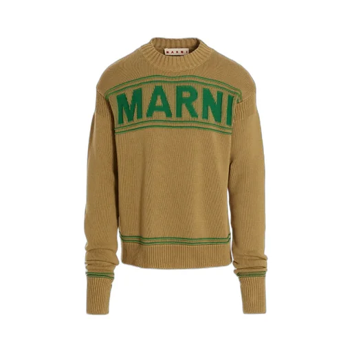 Logo Intarsia Knitted Jumper
