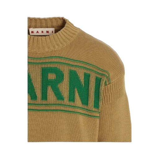 Logo Intarsia Knitted Jumper
