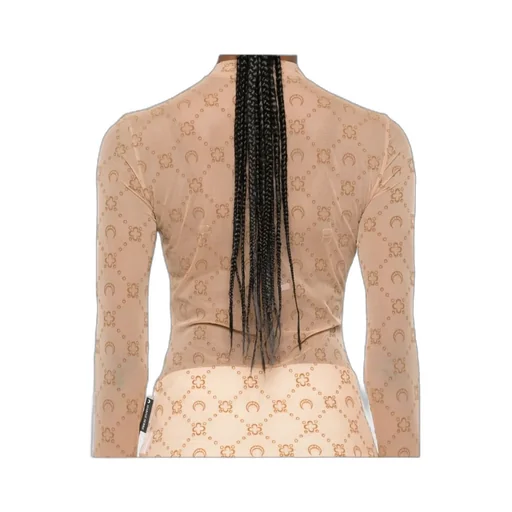 Moon-Pattern Mesh Top