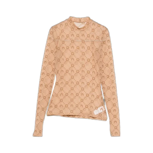 Moon-Pattern Mesh Top