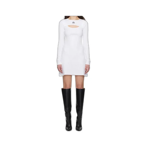 Fitted Mini Dress With Cut-Out
