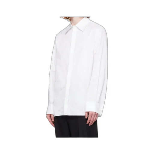 Moon-Jacquard Poplin Shirt