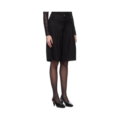 Diamond Jacquard Cut Shorts