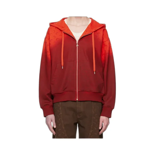 Moon Faded Fleece Zipped Hoodie