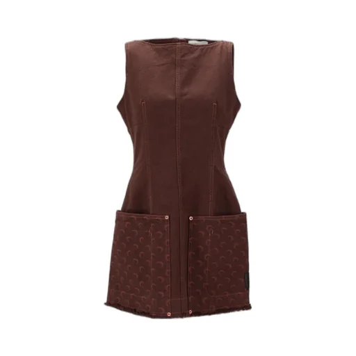Moon Jacquard Twill Mini Dress