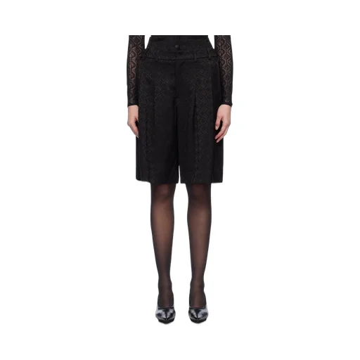 Diamond Jacquard Cut Shorts