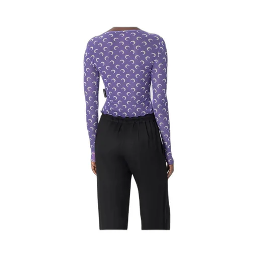Recycled Moon Mesh Second Skin Cropped Top