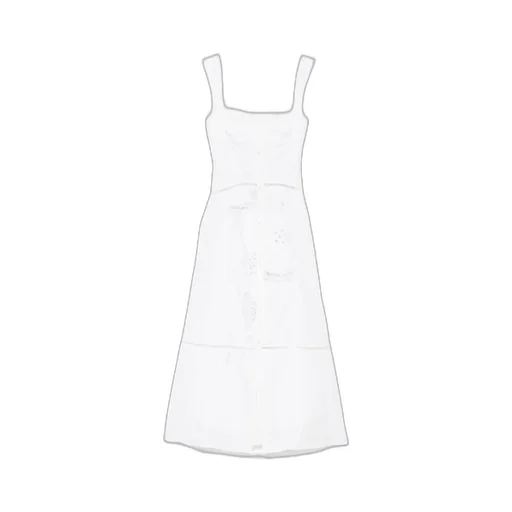 Regenerated Unlined Midi Dress
