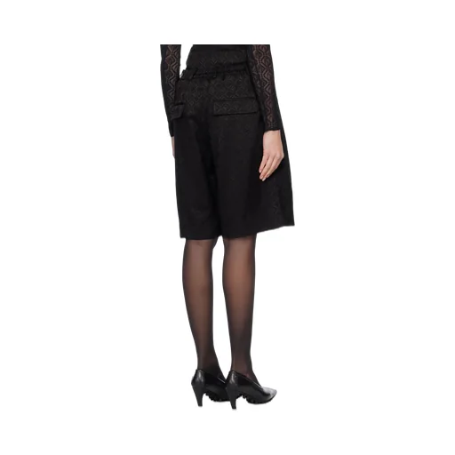Diamond Jacquard Cut Shorts