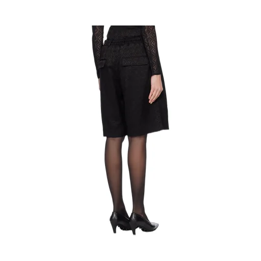 Diamond Jacquard Cut Shorts