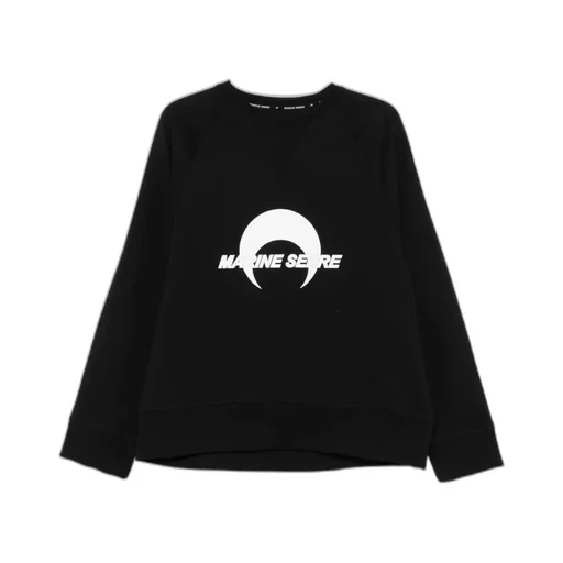 Moon Logo Printed Crewneck Sweatshirt