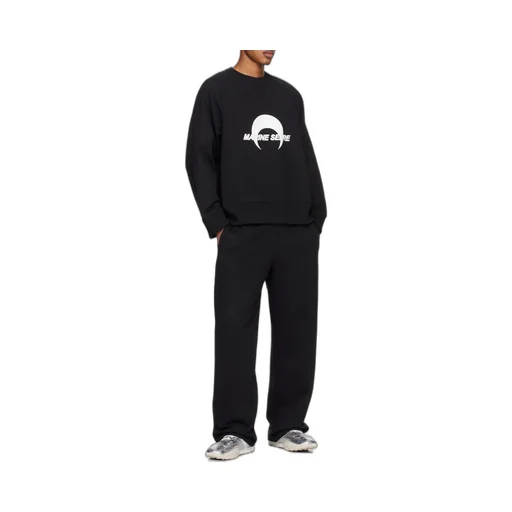 Moon Logo Printed Crewneck Sweatshirt