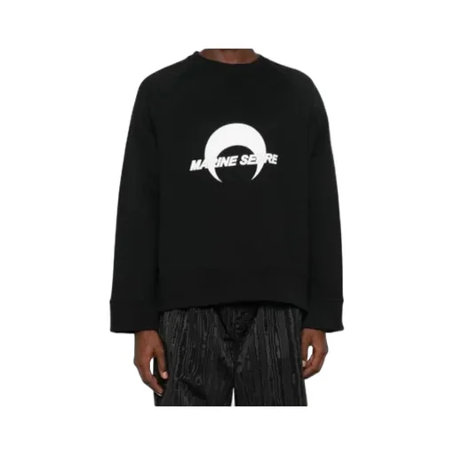 Moon Logo Printed Crewneck Sweatshirt