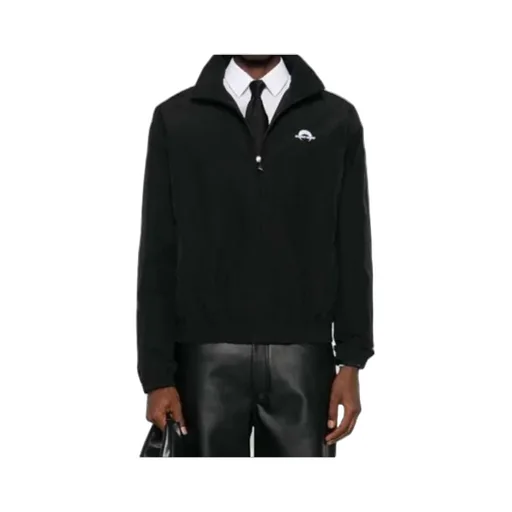 Logo Embroidered Sport Track Jacket