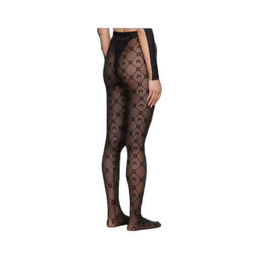 Logo Pattern Detail Pantyhose