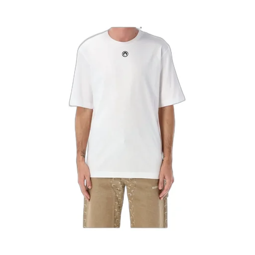 Moon Embroidered Crewneck T-Shirt
