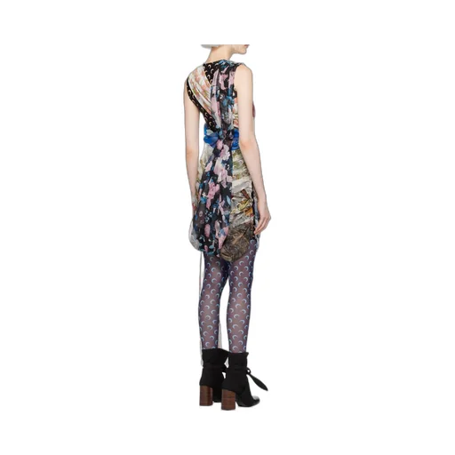 Printed Scarf Dress