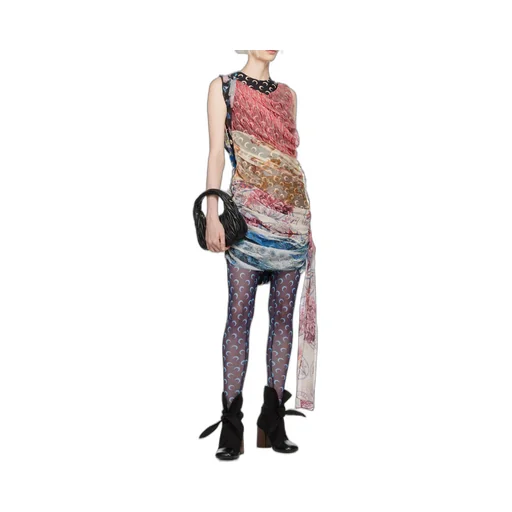 Printed Scarf Dress