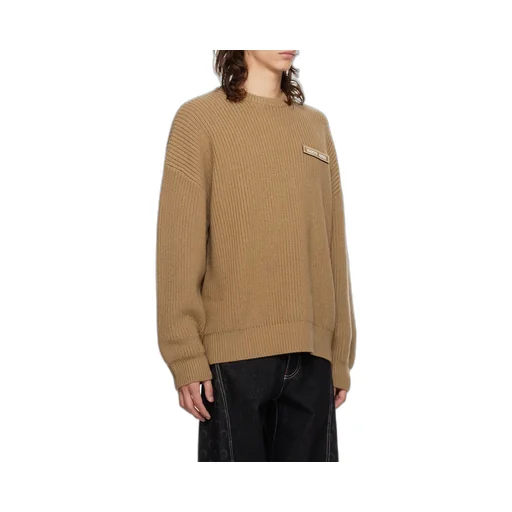 Fisherman Logo Patch Knitted Sweater