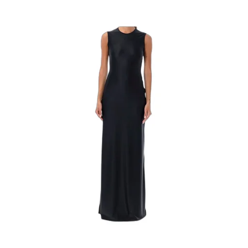 Draped Sleeveless Tank Dress