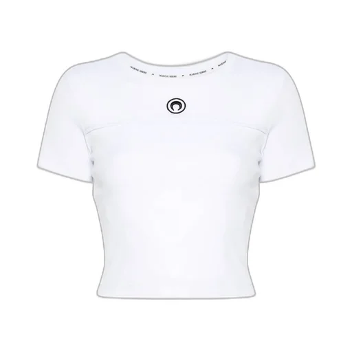 Logo Embroidered Cut-Out Detailed T-Shirt