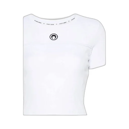 Logo Embroidered Cut-Out Detailed T-Shirt