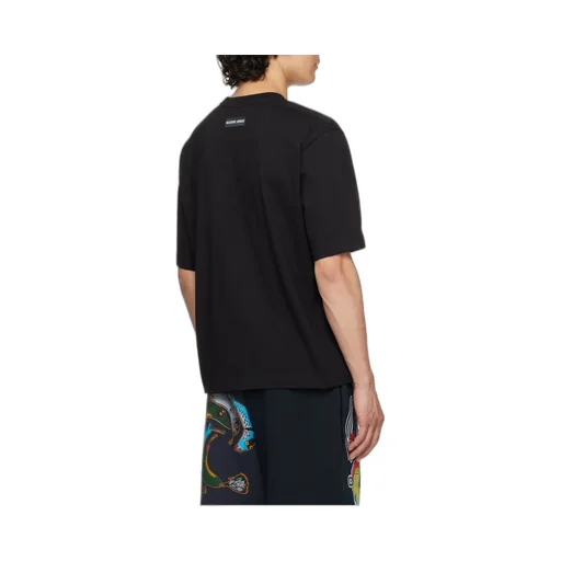 Moon Embroidered Crewneck T-Shirt